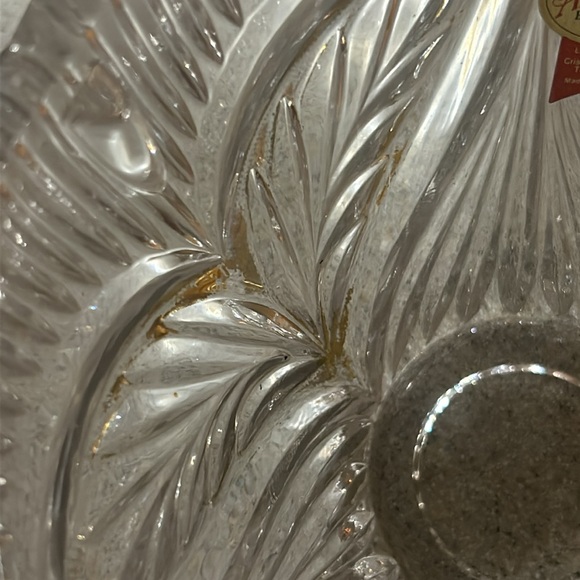 Anna Hutte Bleikristal Lead Crystal Glass Round Deep 6” bowl - Picture 5 of 5